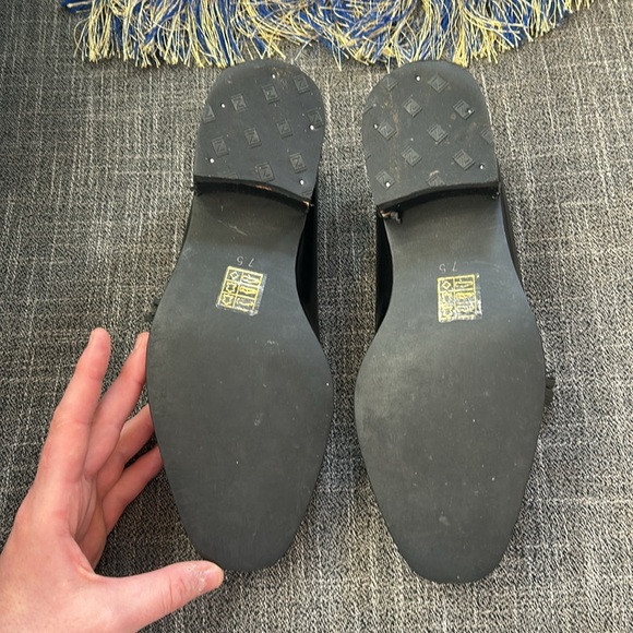 Jeffrey Campbell leather loafers with fringe toggles - Picture 4 of 4